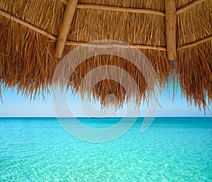 Caribbean beach sunroof in riviera Maya