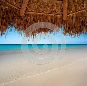 Caribbean beach sunroof in riviera Maya