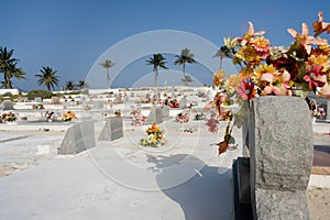 Caribbean cemetery