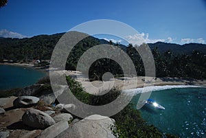 Caribbean Colombian beach