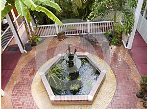 Caribbean Courtyard Fountain