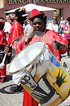 Caribbean drummer