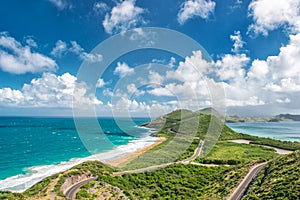 Caribbean Island St. kitts Nature landscape blue sky