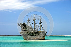 Caribbean Pirate Ship photo