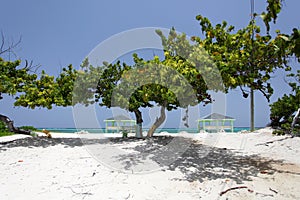 Caribbean public beach