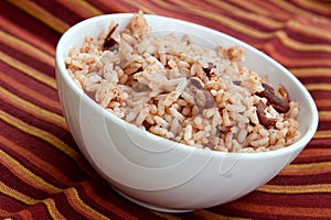 Caribbean rice and kidney bean