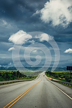 Caribbean road, Dominican Republic