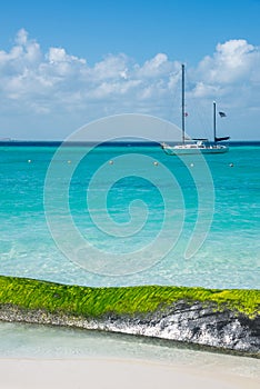 Caribbean Scene, Sailing Isla Mujeres, Cancun - Riviera Maya. M