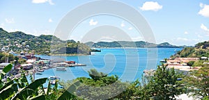 Caribbean sea - Grenada island - Saint George`s - Inner harbor and Devils bay