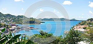 Caribbean sea - Grenada island - Saint George`s - Inner harbor and Devils bay photo