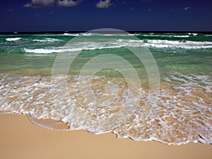 Caribbean sea and sand