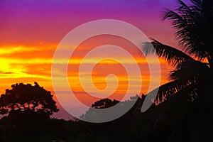Caribbean Sunset over Sosua photo