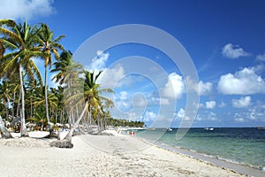 Karibský tropický středisku pláž 