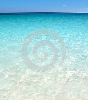 Caribbean turquoise sea beach shore