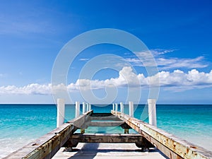 Caribbean Washed Out Pier