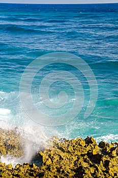 Caribbean Waves coming to Shore