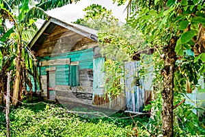 Caribbean wooden house