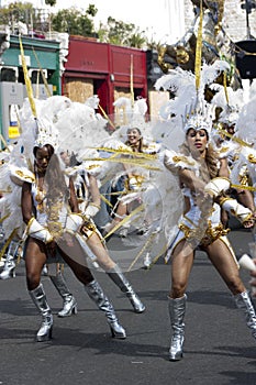 Caribean women at Notting Hill carnival