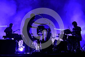 Caribou electronic music band live performance at Primavera Sound 2015