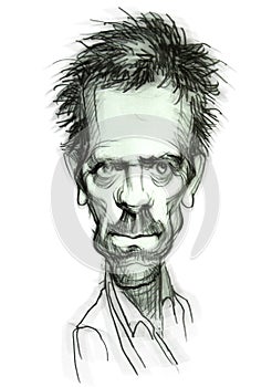 Caricature of Dr. House