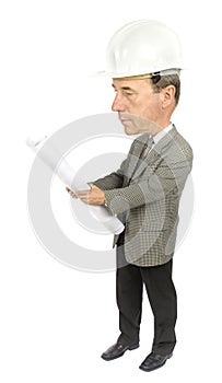 Caricature of engineer