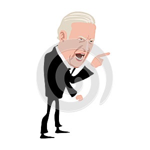 Caricature of Joe Biden