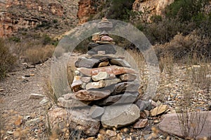 Carin In The Middle Of The Blue Creek Trail in Big Bend