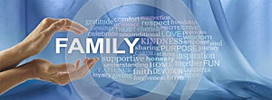 Caring for Family Word Tag Cloud