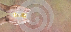 Caring for your family wide banner photo