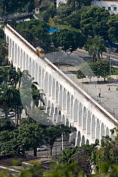 Carioca Aqueduct From Above n Rio de Janeiro