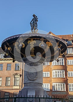 The Caritas Well Danish: CaritasbrÃ¸nden, also known as the Caritas Fountain.
