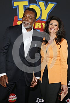 Carl Weathers and Christine Kludjian