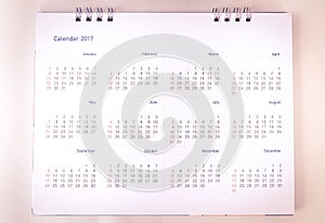 Carlendar page 2017