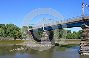 Carlisle Bridge River Lune, Lancaster, Lancashire