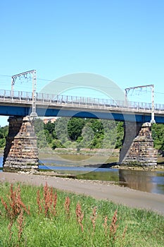 Carlisle Bridge, River Lune, Lancaster, Lancashire