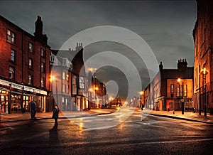 Carlisle, Cumbria, United Kingdom. Generative AI.