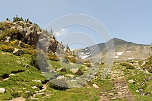 Carlit mountain and lakes , Les Bouillouses, France