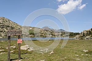 Carlit mountain and lakes , Les Bouillouses, France