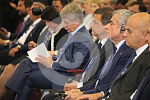 Carlo ÃÂ¡alenda, the Minister of economic development of Italy at the St. Petersburg international economic forum.