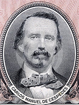 Carlos Manuel de Cespedes portrait from Cuban money