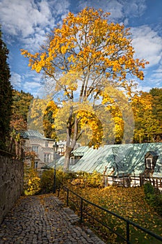 Carlsbad at autumn time, Czech Republic