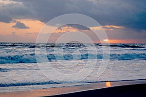 Carlsbad Beach at Sunset