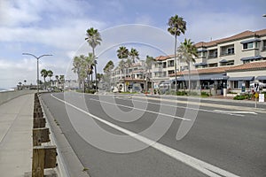 Carlsbad Boulevard street in Carlsbad California