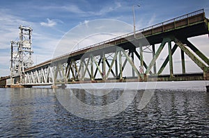 Carlton Bridge over the Kennebec River Maine photo