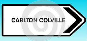 Carlton Colville Road Sign