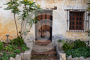 The Carmel Mission Basilica, the mission of San Carlos Borromeo, Carmel-by-the-Sea, California USA