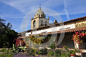 Carmel Mission Bell Tower and Garden