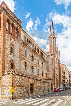 Carmelitas church in the streets of Tarragona in Spain photo