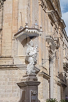 Carmelite Church in Mdina, Malta