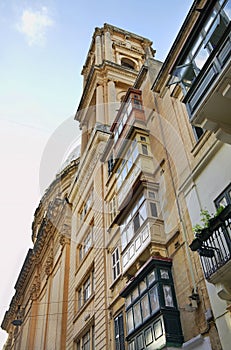 Carmelite Church in Valletta. Malta